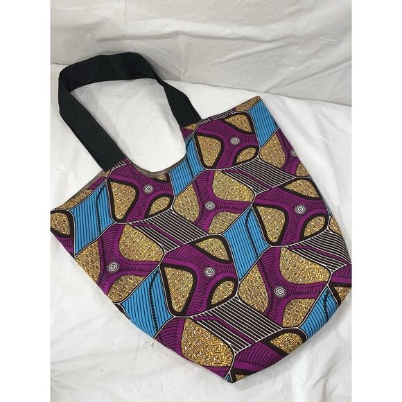 Dakar Moon Dakar Senegal reversible tote - Picture 4 of 8